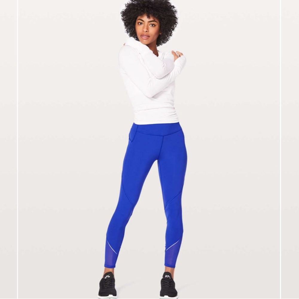 Lululemon Gait Keeper 7/8 Blue Legging Tights